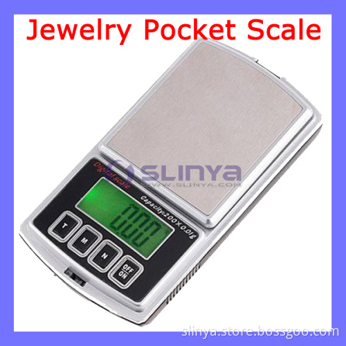 Portable LCD Digital Jewelry Pocket Scale (SL-388)